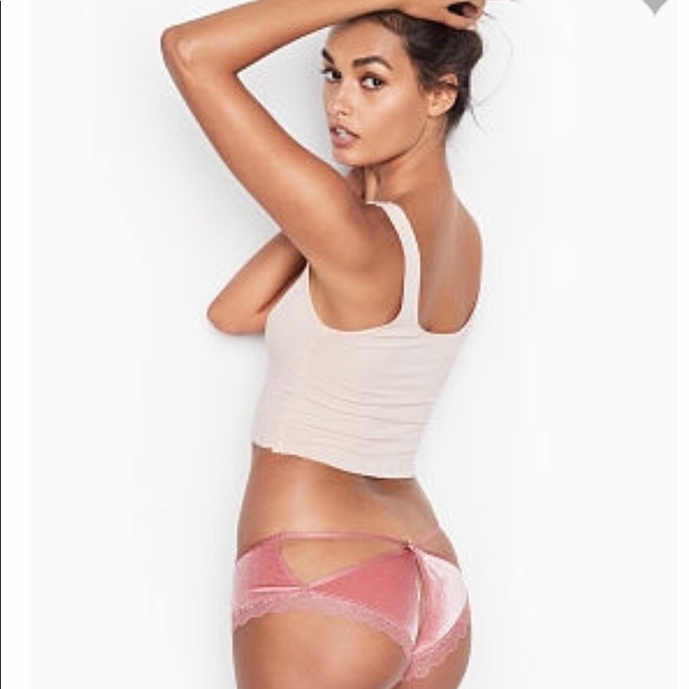 Two pair New VS velvet cheeky panties two pair